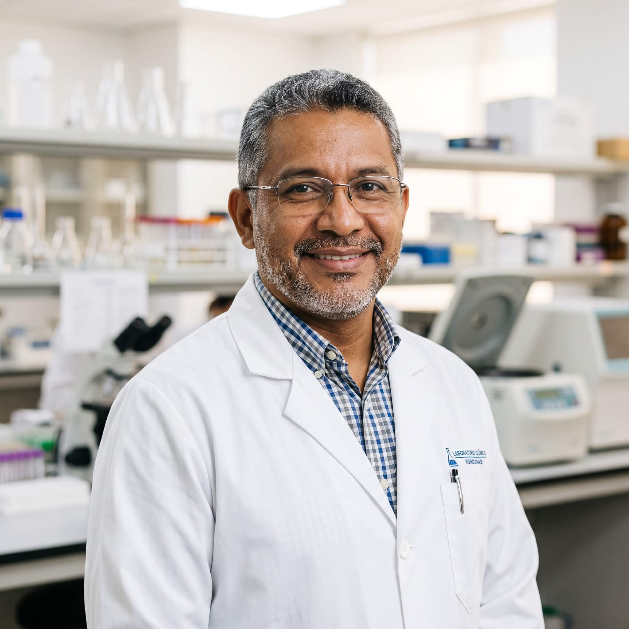 Richard, dueño de un laboratorio médico