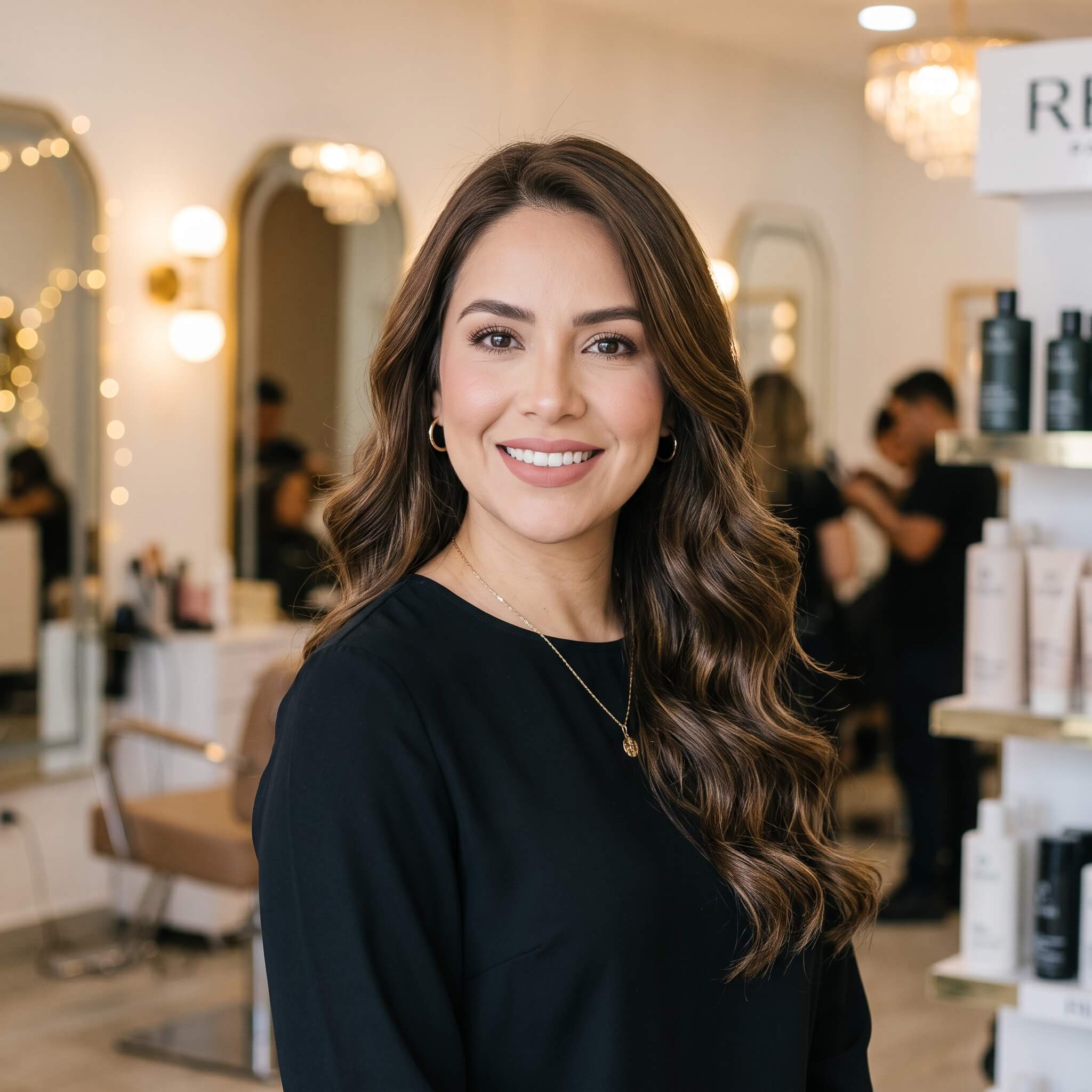 Sofía, dueña de un salón de belleza
